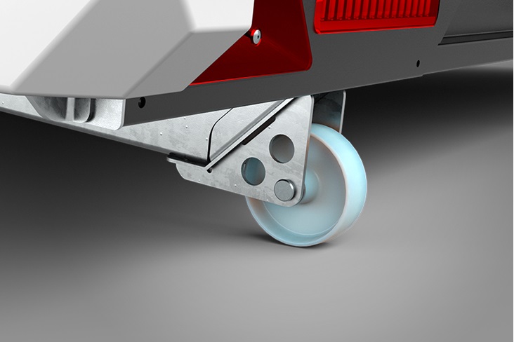 Rear chassis rollers