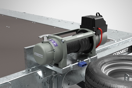 Elektrische lier (Kartt 4.300 kg).   4 300 kg)