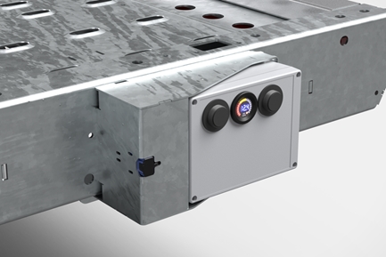 On-board battery and control unit